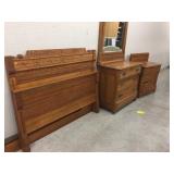 Oak 3-Pc Butter print BR Suite