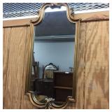 Decorative Mirror w/Scrolled Top