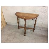 Wooden Half Circular Wall Table