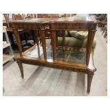 3Pc Wooden End Table & Coffee Table Set