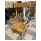 Maple Spindle back Rocking Chair