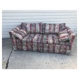 Floral Upholstered Sofa