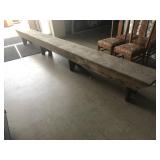 Primitive Porch Bench