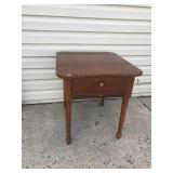 Hardwood End Table