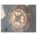 Circular Floral Rug