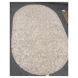 Oval Braided Modern Rug
