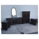 Ethan Allen 4 Pc Mahogany Bedroom Suite