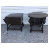 2 Pine End Tables