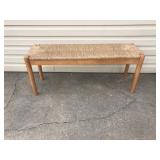 Rush Seat Bench