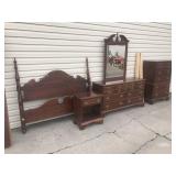 4pc Mahogany Bed Room Set
