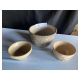 3pcs of Stoneware