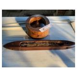 Vintage Sewing Shuttle and Hat Stretcher