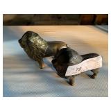 2 Vintage Lion Still Banks