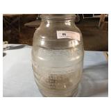 Large Glass Jar with Bail Handle