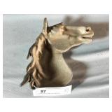 Enameled Horse Head Form Ladle Rest