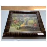 Still Life Print of Fruit in Frame