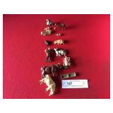 Selection of 13 Vintage Metal and Lead Figurines