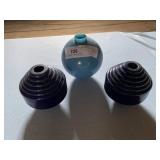 3 Vintage Lightning Rod Balls