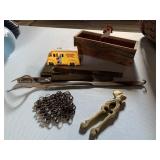 Collectible Items- Knives, Cheesebox, Etc.