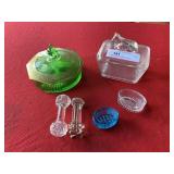 Covered Canister, Mint Jar, Knife Rest, Etc.