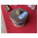 Eldreth Crock w/Lid and Contemporary Advertising