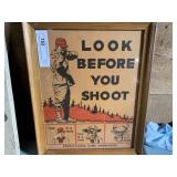 PA Game Commission "Look Before You Shoot" Poster