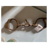 Pair of Vintage Handcuffs with Key