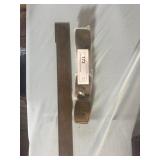 Brass Advertising Foot Ruler and Misc.