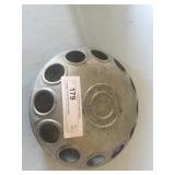 Vintage Circular Metal Peep Feeder