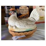 Ceramic Hen on Nest