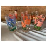 6 Vintage Peanut Butter Glasses