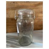Oversized Ball Canning Jar with Glass Lid