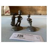 Miniature Pewter People