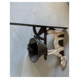 Contemporary Cast Metal Wall-Mounted Cow-Form Bell