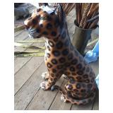 Large Ceramic Leopard