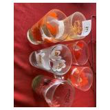 6 Vintage Peanut Butter Glasses