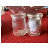 2 Freeman Dairy Restaurant Creamers