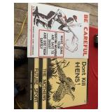 2 PA Game Commission Warning Posters