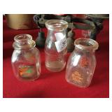 3 Milk Bottles