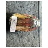 Vintage Native American Plaster Wall Hanging