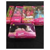 (5) Barbie Dolls