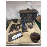 Cast Iron Crescent Mini Stove