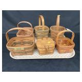 (6) Longaberger Baskets