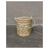 Primitive Tin Berry Pail