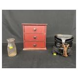 Contemporary 3-Drawer Box, Dairy Milk Bottle,