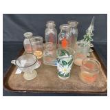 Milk Bottles & Magnolia Peanut Butter Glass