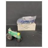 Ertl Truck Bank & Auburn Rubber Toy Tractor