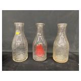 3 Milk Bottles