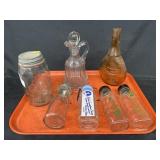 Baby Bottles, Mason Jar, Amber Glass Bottle,