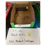 27 Rounds of Black Hills 300 Blackout/ Whisper
